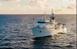 El barco de investigación oceánica RV Dagon (Foto MarineTraffic)
