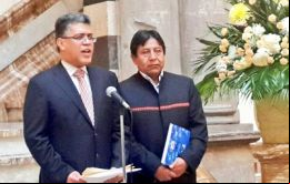 Jaua llegó el miércoles a La Paz y el jueves estará en Argentina y Uruguay