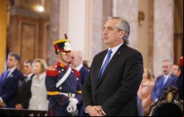 Alberto Fernández se deshizo en elogios hacia el Papa Francisco y el ex presidente Néstor Kirchner